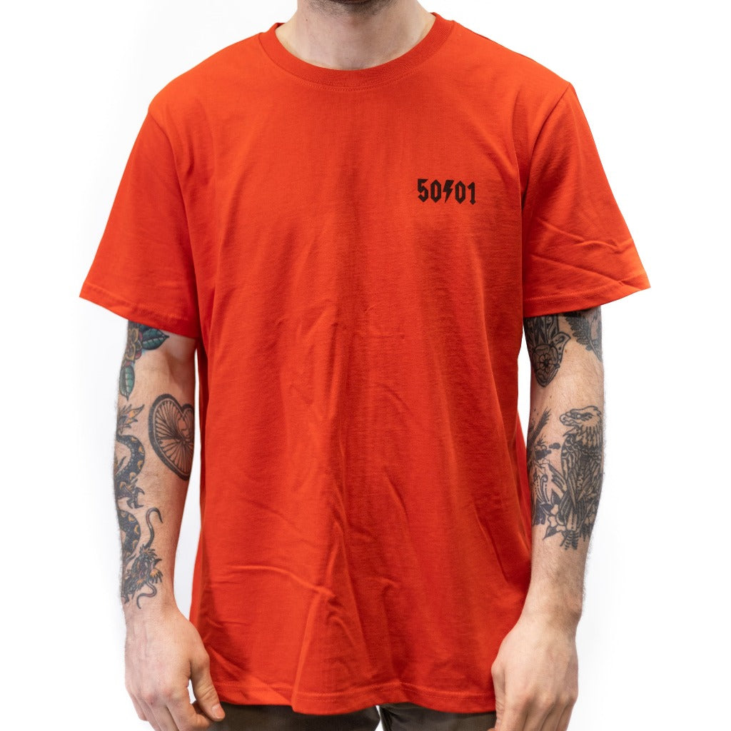 50to01 - WORK T-SHIRT RED