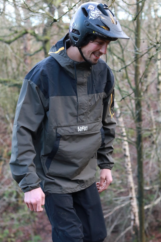 50to01 - WATERPROOF PULLOVER WOODLAND
