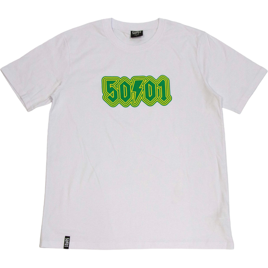 50to01 - Zapper Logo T-Shirt - White