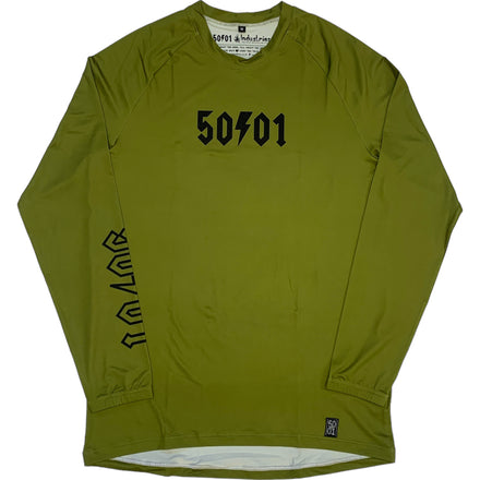 50to01 - LONG SLEEVE JERSEY PINE GREEN