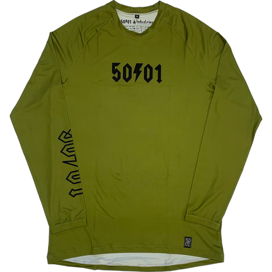 50to01 Ride wear - Pine Green - Long Sleeve