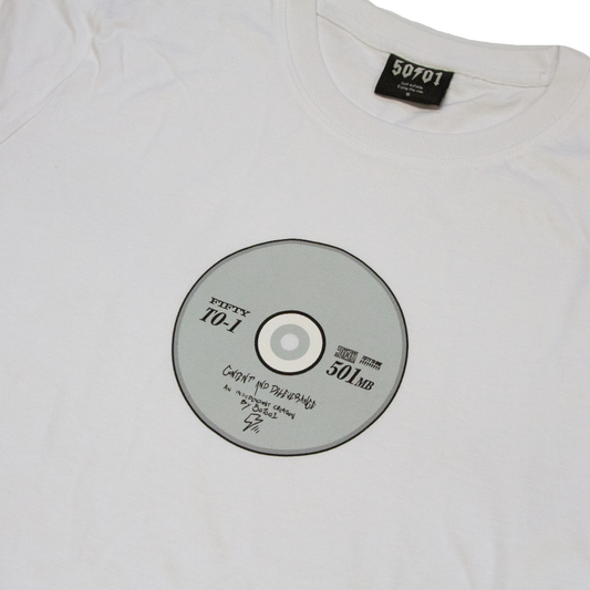 50to01 - Content and Deliverance T-Shirt - White