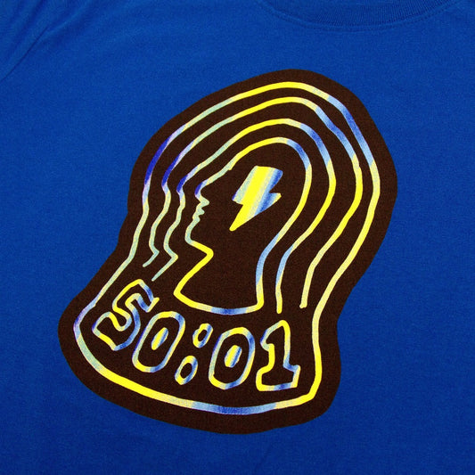 50to01 - Aura T-Shirt - Ocean Blue